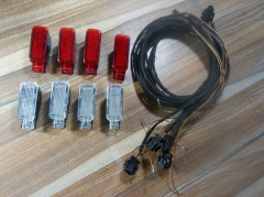 8PCS OEM door warning lamp cable For A3 A4 A5 A6 A7 A8 Q3 Q5 TT 8KD947411 8KD 947 411 8KD947415 8KD 947 415
