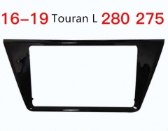 For Touran L MQB SUPERB Octavia MK3 install 280 D 275 C MIB 3 CD 8.0&quot; box trim black paint Radio frame PANEL CD Plates