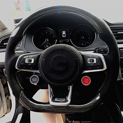 Carbon Fiber Steering Wheel For FIT VW Golf 7/GTI Golf R MK7  Passat Polo GTI Scirocco 2014-2018 Replacement