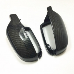 Real carbon for Audi A4 A5 S5 RS5 RS4 A5 RS4 RS5 B8.5 Carbon Fiber Side Wing Mirror Covers caps replacement Decoration 2012 2016