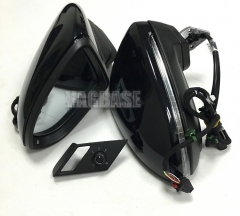 For VW GOLF 7 Electric Auto Fold Side Mirror Rear View Mirror With Cover Mirror GLASSES Fold Switch For LHD VW Golf 7 MK7 MKII 7