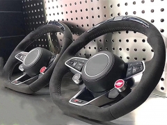 LED racing steering wheel for AUDI R8  LCD race display carbon fiber steering wheel
