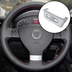 Car Auto Chrome Steering Wheel Emblem For V W Golf MK5 Plus 5 G T I Passat B6 3C Eos J etta