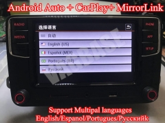 Carplay Android Auto RCD330 R340G Plus noname  Radio RCD340G For VW Tiguan Golf 5 6 MK5 MK6 Passat Polo 6RD 035 187 B