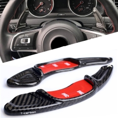 Carbon Steering Wheel Shift Paddle Extension Shifter Replacement For GOLF 7 Golf7 2015- GOLFGTI R MK7 Scirocco BPJ
