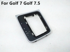For DSG gear frame bracket Circle Gear Shift Knob Base Trim Circle automatic gear shift knob For Golf 7 7.5