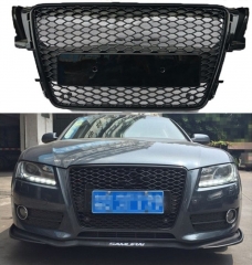 FOR AUDI A5 RS5 S5 S-line  Front Mesh Grill Grille for Audi A5 2008-2012 Radiator Grille Grill