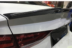 A3 S3 8V Carbon Fiber Rear Trunk Lip Spoiler Wing For A3 S3 8V Sedan 2014-2017 V Style