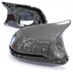 M3 M4 Look For F20 X1E84 M2 F87 Mirror Cover 1 2 3 4 series F36 F22 F30 Rear View Carbon Look Mirror Cover gloss black
