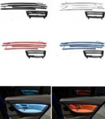 radio trim led dashboard center console AC panel light with blue and orange color Atmosphere light For BMW 3 &amp; 4 series F30 LCI