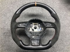 Steering Wheel For au-di A3 A4 A5 A6 A7 S3 S4 S5 S6 S7 RS S-line hand made Carbon fiber shift paddles Replacement