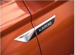 for 2018 2019 2020 skoda kodiaq karoq Original Side Wing Fender door Emblem Badge sticker Trim
