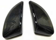 High Quality Replacement with clips real carbon fiber side mirror covers rearview mirror caps for  A3 S3 Sline 2013+