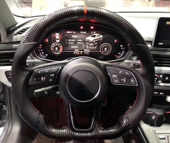 Car Steering wheel modification for Au di A3 A5 A7 A4L A6L Q3 Q5L Q7 A1 TT A8 Carbon fiber steering wheel