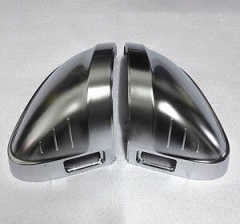 For Audi A4 B9 A5 8W Support Matt Chrome Silver Mirror Case Rearview Mirror Cover Shell