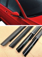 Piano Paint Glossy Black Window  Glass Exterior Strip Window Strip For VW  Golf 7.5 Golf 7 Golf MK7.5