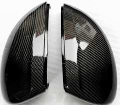 Car Replacement Real Carbon fiber Mirror cover Rearview Side Wing Mirror Cover For VW TIGUAN MK2  Tiguan L  Carbon Fiber