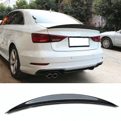 For Audi S5 B8/B8.5 Coupe 2008-2015 Carbon Fiber Trunk Spoile Wing HK Style Rear Trunk Spoiler