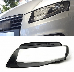 Front headlight  headlight glass mask lamp cover transparent shell lamp mask For Audi A4 B8 2008-2012 Free shipping 2 PCS