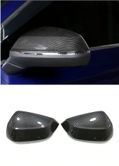 Replacement Carbon Fiber Look Rear View Side Mirror Cover For Audi Q2 Q3 SQ2