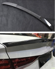 For A3 S3 8V Carbon Fiber Rear Trunk Lip Spoiler Wing For Audi A3 S3 8V Sedan 2014-2015 V Style