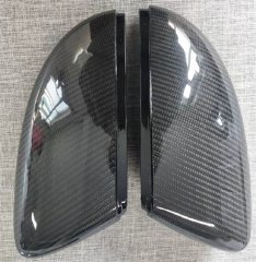Real Carbon Fiber Mirror Cover Rearview Side Mirror Cap For   Passat B7 CC Jet ta MK6 Beetle