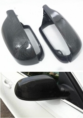 For Audi A4 B8.5 A5 S5 RS5 Carbon Fiber Rear View Side Mirror Cover Replacement Without Lane Assit &amp; With side assit 2010 - 2016