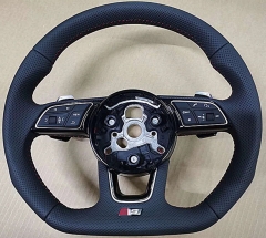 FOR New A udi A3  A4L  A5 Q2L modified original S-line  flat bottom steering wheel with MFS button and paddle shifter