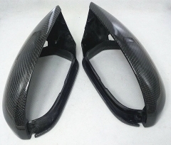 1:1 Replacement for Audi A6 C7 S6 RS6 2012 2013 2014 2015 2016 Carbon Fiber Mirror Covers Rear View With Lane Change Assist