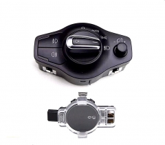 Chrome AUTO Headlight Fog Light Switch Control Rain Sensor For Audi A4 2009-2014 B8 S4 A5 S5 Q5 2009-2014 8K0941531AS 8UD955559B