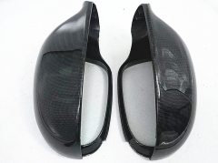 For VW Golf MK5 G T I Jett a 5 (Carbon Look) Passat B6 B5.5 Side Wing Mirror Covers Caps Sharan Golf Plus Variant EOS 2007