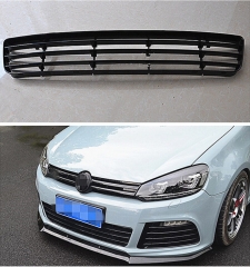 R20 style ABS glossy black lower Grille front bumper grill For Volkswagen VW Golf 6 MK6 G T I R20