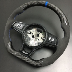 Replace Stylish Carbon Fiber Steering Wheel For Volkswagen VW Golf 7 GTI Golf R MK7 Jetta Passat Polo GTI Scirocco 2014- 2018