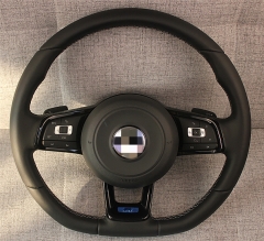Glossy black steering wheel with airbag and paddle shifter  for VW Golf 7 Golf MK7.5 GOLF R LINE GOLF GTI