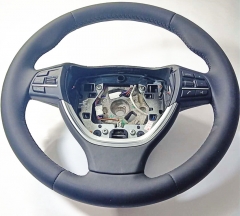 Carbon fiber steering wheel Genuine leather steering wheel For B M W 5 Series F10 F18