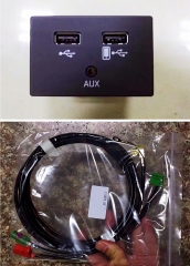 FOR Audi New A6 A6L Audio CarPlay AMI USB Music Smartphone Interface AUX Plug Cable wire Harness