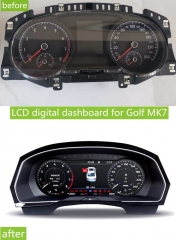 Digital Dashboard Panel Virtual Instrument Cluster CockPit LCD Speedometer for Volkswagen VW Golf 7 R Golf7 MK7 GTi 2012~2020