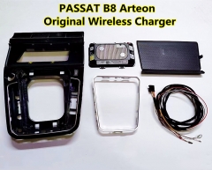 For LHD V W Passat B8 8.5 Arteon wireless charging module + debris box 5NA 980 611,Original car wireless charger 5NA980611