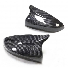 For VW Golf 6 MK6 Jetta MK6 Passat Rearview Side Mirror For Volkswagen Gti R20 Carbon Fiber Mirror Caps Replacement Style M Look