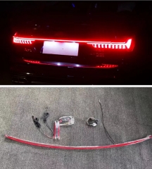 LED turn signal width light modified new streamer through tail light For audi new a6 a7 a8 D4 D5 C8 Through trunk rear lamp