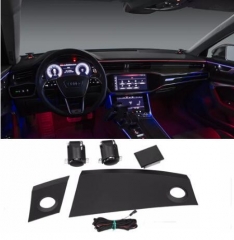 Instrument panel up and down  treble 30 color LED ambient light For Audi C8 A6 A7 S6 S7 RS6 RS7 2019-2022 year