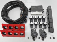 FOR POLO PLUS MQB POLO 0K TO 8K Park Pilot Front and Rear 8 Sensor 8K Parking PDC OPS
