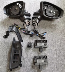 For Audi A3 8Y AUTO Folding Electric Mirror Kit Auto folding mirror Switch Door Module