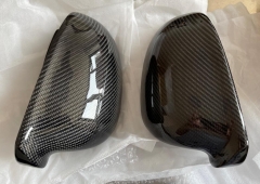 For MK5 Carbon fiber mirrors mirror Golf 5 Replacement Real Carbon Fiber Body Side Rearview Mirror Cover Golf MK5 2003 2004 2005 2006 2007 2008 2009