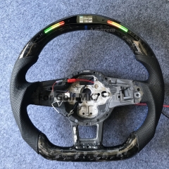Customised CCarbon Fiber Steering Wheel For Golf MK7 R GTI GTD GTE Polo GTI Scirocco 2015 2016 T-ROC Tiguan