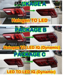 FOR VW Tiguan MK2 LED taillight upgrade new flow dynamic effect LED Dynamic Sequential taillight cable wire Harness adapter