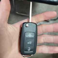 Genuine VW 4 Button Folding Key 5K0837202AD  Kessy Golf 6 EOS Jetta  Keyless key