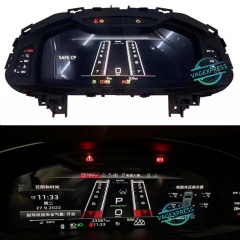 For Audi A6 C8 A7 Q7 Q8 Aircraft Runway LCD Instrument Cluster Virtual Cockpit  A7 Instrment Cluster