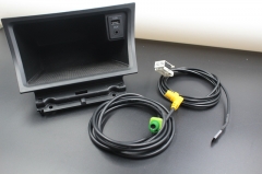 OEM Storage Box Glove Box RNS315 USB Aux Music MP3 Adapter For Skoda Yeti Octavia
