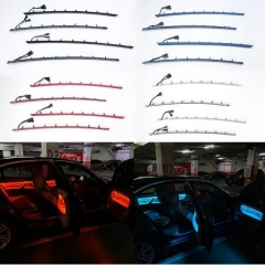 4 Interior  Inner Door  Ambient Light LED Decorative Trims Lights With Blue And Orange Colors Atmosphere Lights For BMW 3 Series F30 12-18